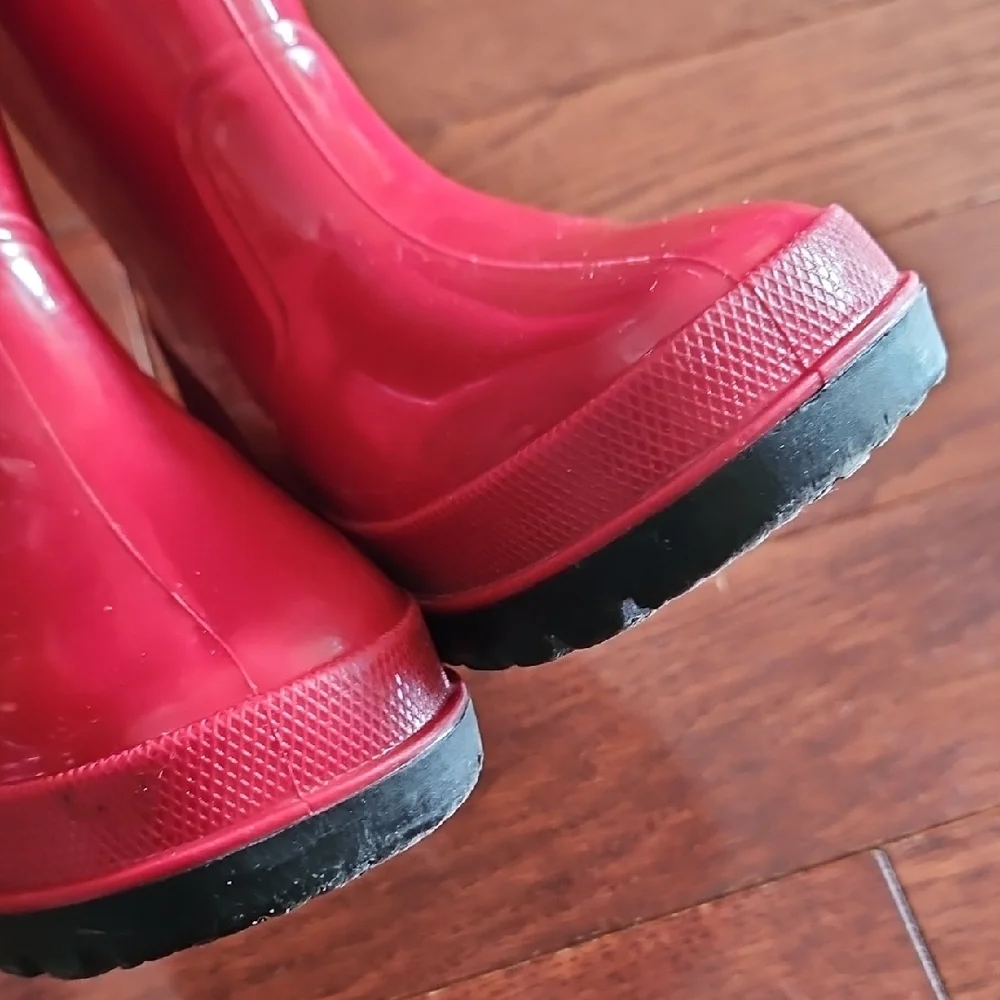 SeaDoo Kids Red Rain Boots - Picture 12 of 13